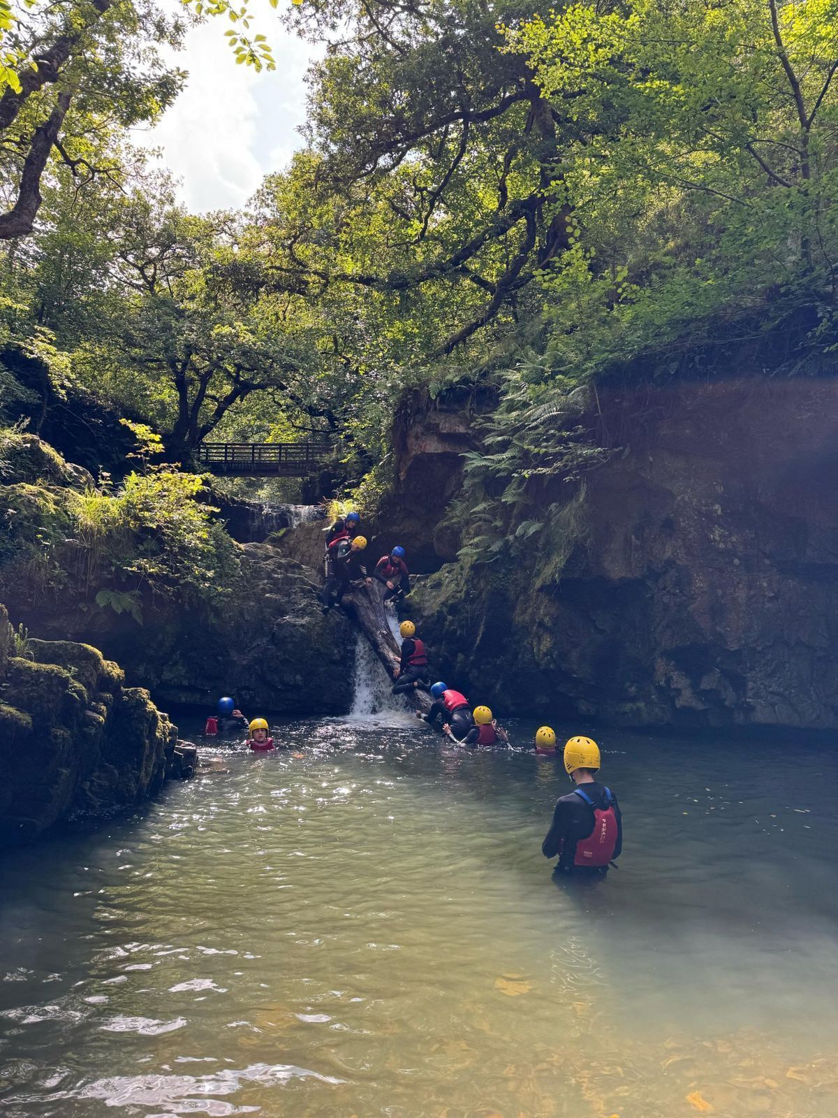Gorge walking — immersed in nature
